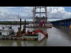 खुदाई मशीन दूरबीन बूम के साथ लंबी बांह खुदाई मशीन BS900E उपयोग बेहतर वेल्डिंग खोदें घर नींव