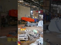 10M 12M 16M लंबी पहुँच वाला उत्खनन यंत्र टेलीस्कोपिक आर्म उत्खनन यंत्र टेलीस्कोपिक बूम Q355B हाइड्रोलिक