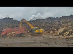 Excavator Demolition Arm with Wood Grab Excavator Long Reach Arm एक्सकेवेटर डेमोलिशन आर्म के साथ