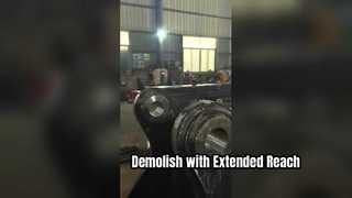 खुदाई के लिए क्रशर शीयर डिमोलिशन बूम के साथ उत्खनन विध्वंस शाखा