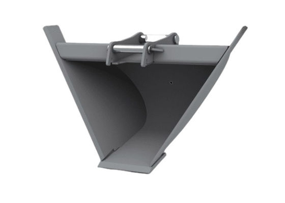 Q355B 20 टन खुदाई मशीन V बाल्टी ट्रैपेज़ॉइडल बाल्टी V आकार के लिए PC210 PC200