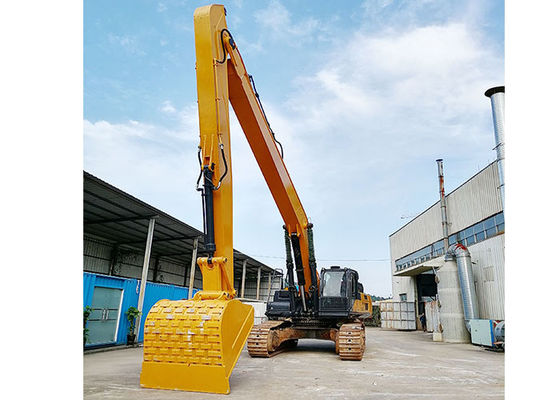 Q690D Q355B लंबी दूरी की खुदाई मशीन बूम और खुदाई के लिए हाथ संलग्नक