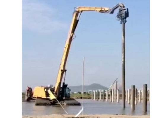 19 मीटर ढेर उठाने की ऊंचाई खुदाई करने वाला ढेर ड्राइविंग हाथ / खुदाई करने वाला माउंट ढेर ड्राइवर बूम
