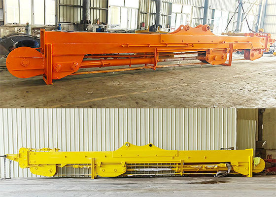 BS900E 3 सेक्शन लंबी दूरबीन डिपर हाथ बिल्ली के लिए हिताची कोमात्सु खुदाई मशीनों
