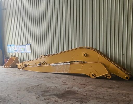 पीला लाल सफेद लंबी दूरी की बूम खुदाई मशीन Cat 320 PC200 Hitachi 210