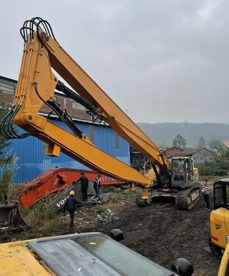 हाइड्रोलिक शीयर ब्रेकर के साथ कस्टम रंग एक्सकेवेटर विध्वंस लंबी बांह