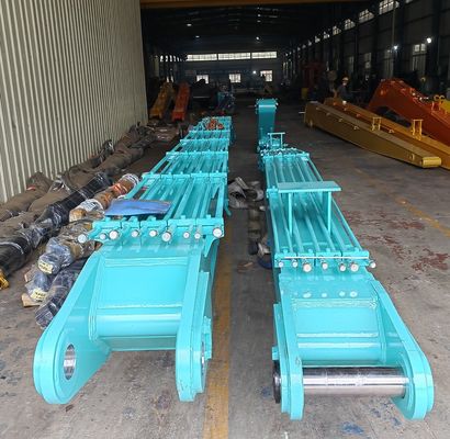 टिकाऊ 20-45 टन का उत्खननकर्ता 18-मीटर 2-खंड विध्वंस बूम, भवन विध्वंस कार्य के लिए, Q355B उत्खननकर्ता अटैचमेंट