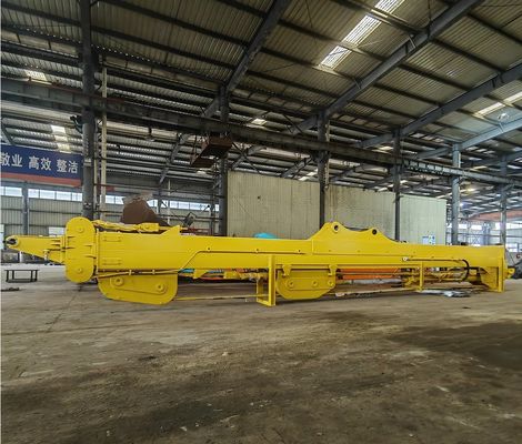 लंबी दूरी के दूरबीन बूम के लिए खुदाई, निर्माण स्थल धातु दूरबीन हाथ