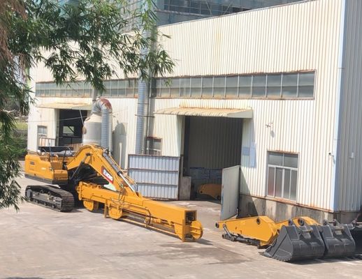कस्टम उत्खनन संलग्नक विस्तार योग्य बूम आर्म हल्के डिजाइन