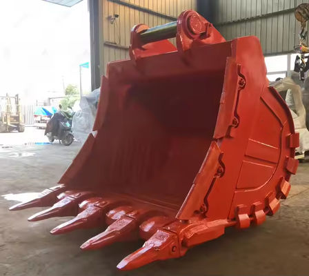 कस्टम उत्खनन रॉक बाल्टी संलग्नक, विध्वंस उत्खनन रॉक चीरने बाल्टी