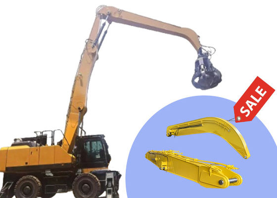 Q355B स्टील पकड़ने के लिए सामग्री हैंडलर खुदाई बूम