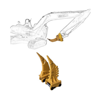 हेवी ड्यूटी एक्सकेवेटर रॉक रिपर Excavator Ripper Attachment For JCB Case Sany