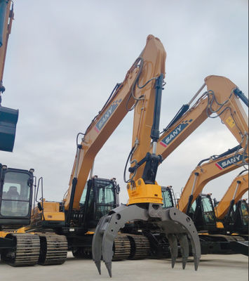 360 डिग्री रोटेशन कोण हाइड्रोलिक ग्रैपल 2 सिलेंडर के साथ OEM सेवाएं प्रदान की गईं