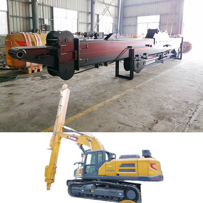 BS900E एक्सकेवेटर टेलीस्कोपिक आर्म विथ क्लैमशेल बकेट वेल्डिंग मल्टी-स्ट्रैंड वायर रोप्स