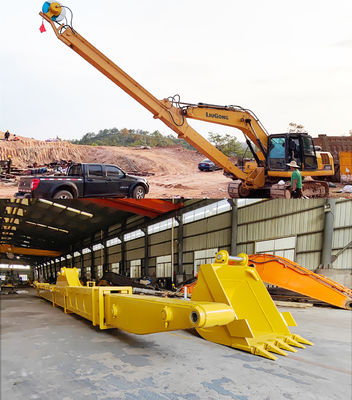 दो चरण हाइड्रोलिक दूरबीन बांह खुदाई CAT Komatsu के लिए लंबी पहुंच दूरबीन बूम