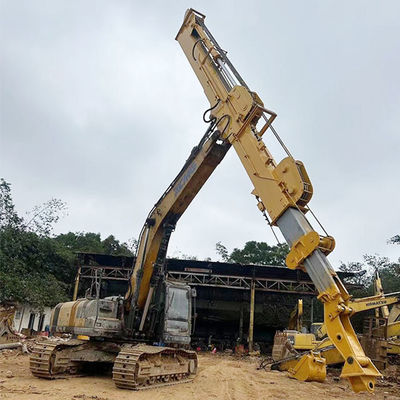 20 मीटर 25 मीटर दूरबीन डिपर आर्म के साथ क्लैमशेल बाल्टी ग्रिप क्लैमशेल दूरबीन आर्म