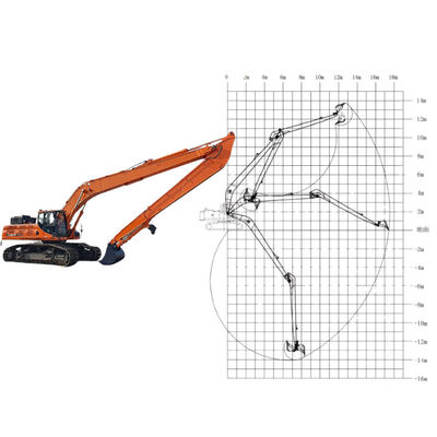 Hitachi Excavator Long Reach Boom Arm Boom Excavator के लिए लंबी दूरी के लिए