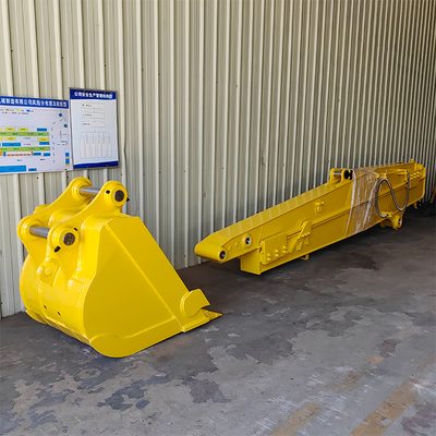खुदाई मशीन के लिए खुदाई मशीन का टेलीस्कोपिक आर्म Hitachi Komatsu Sany लंबी पहुंच के लिए