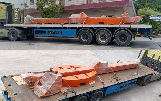 एक्सावेटर लॉन्ग रीच स्टिक बूम और आर्म 14 मीटर 16 मीटर 18 मीटर