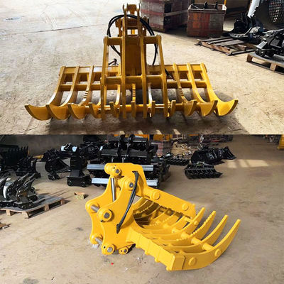 High Quality Customized 6-25Ton Excavator Root Rake Bucket Attachment for Construction and Farm Industries