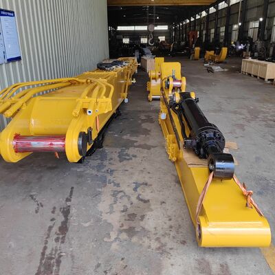 उच्च शक्ति उत्खनन हाइड्रोलिक 18M पाइलिंग बूम और आर्म साने 650 डूसन 520 के लिए फाउंडेशन निर्माण के लिए