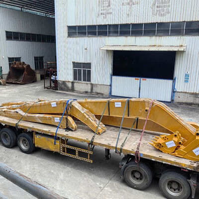 भारी शुल्क वाले पत्थर पकड़ के साथ लंबी पहुंच वाले उत्खनन बांह नदी तटबंध और बांध कार्यों के लिए इष्टतम समाधान