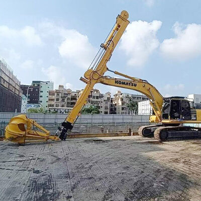 PC350 के लिए एक्सकेवेटर टेलीस्कोपिक डिपर आर्म 25M खुदाई गहराई